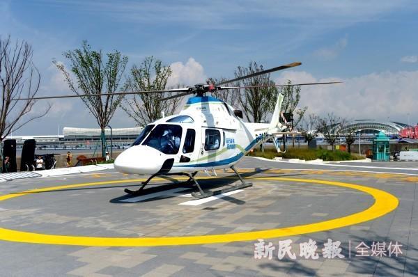探索文旅低空經濟 寶山濱江推出直升機飛行體驗