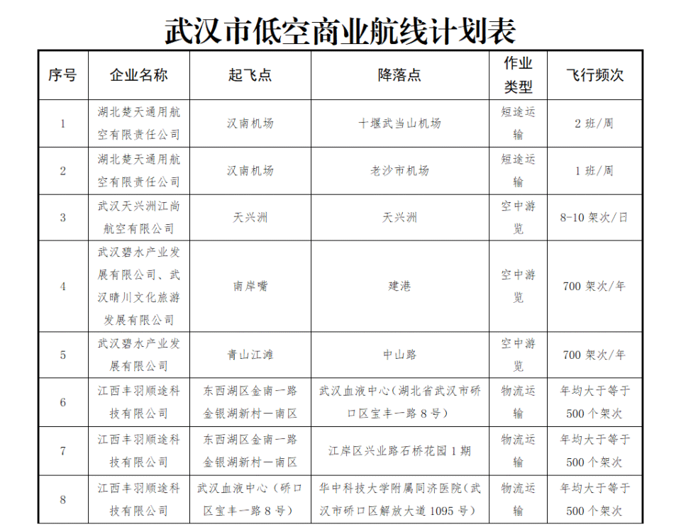2024低空; 武漢市開通18條低空試點航線，邁入立體交通新