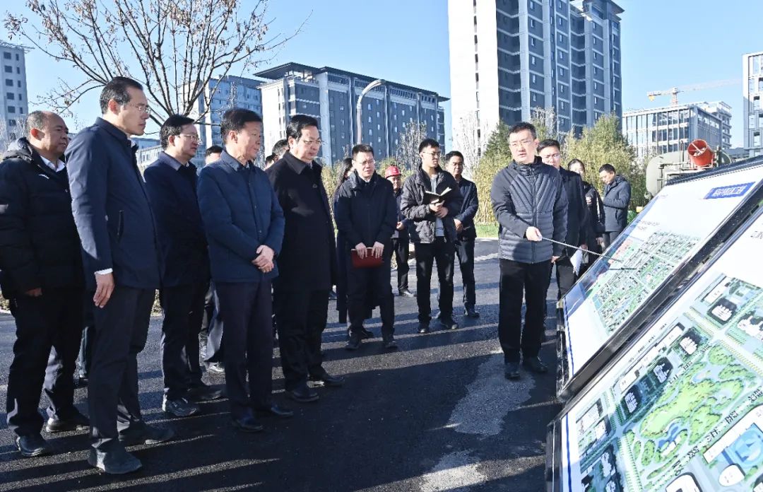 張國華調研昝崗片區重點項目建設、雄安新區低空經濟產業發展并主持召開專題會。劉向陽攝