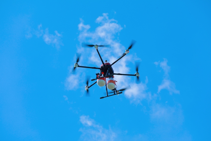 低空飛行應急場景實景演練。